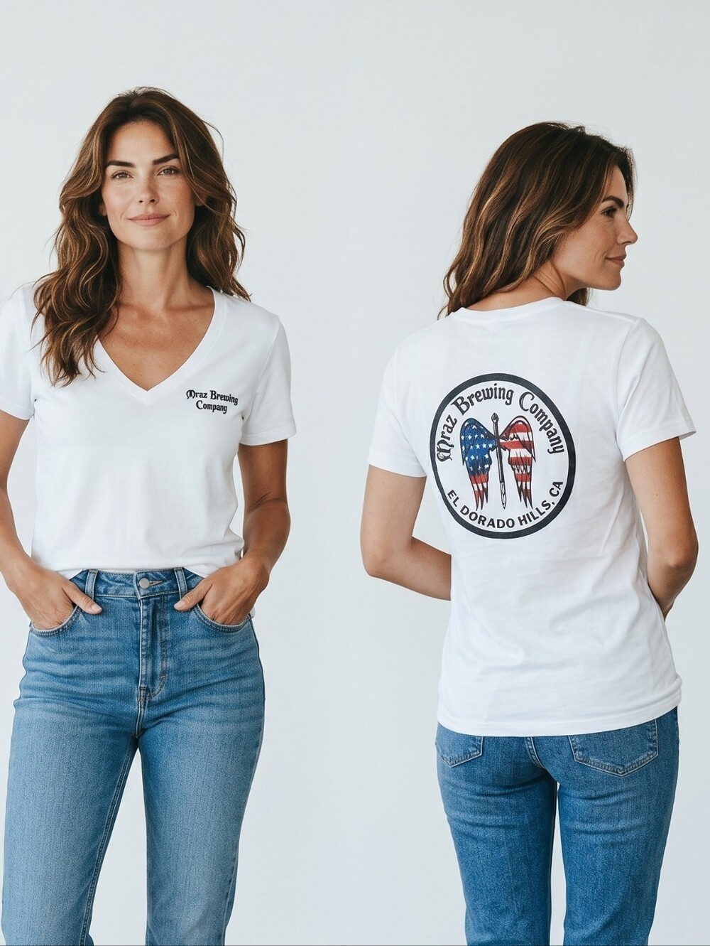 Next Level Apparel Mraz Brewing Company V-Neck Tee